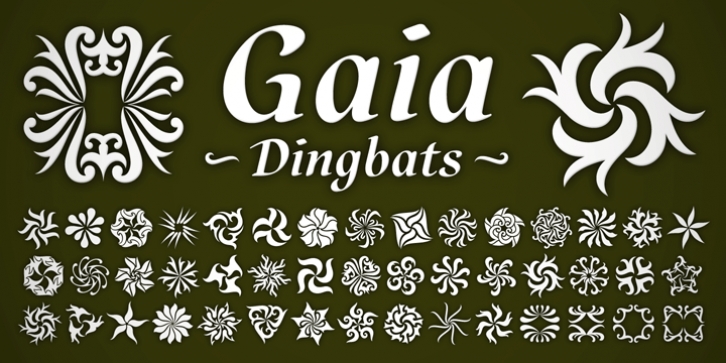 Gaia font preview