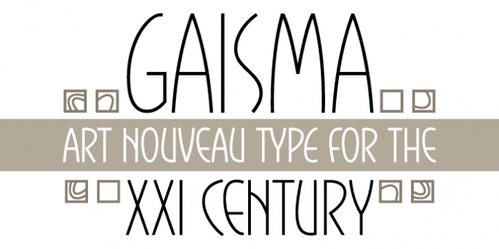 Gaisma font preview