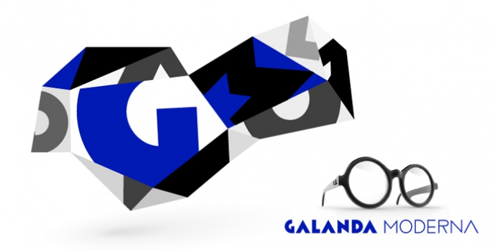 Galanda Moderna font preview