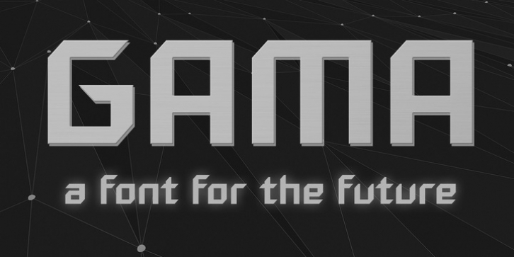 Gama font preview