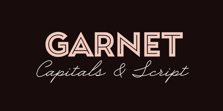 Garnet font preview