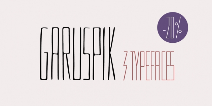 Garuspik font preview