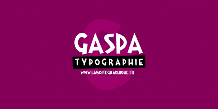 Gaspa font preview