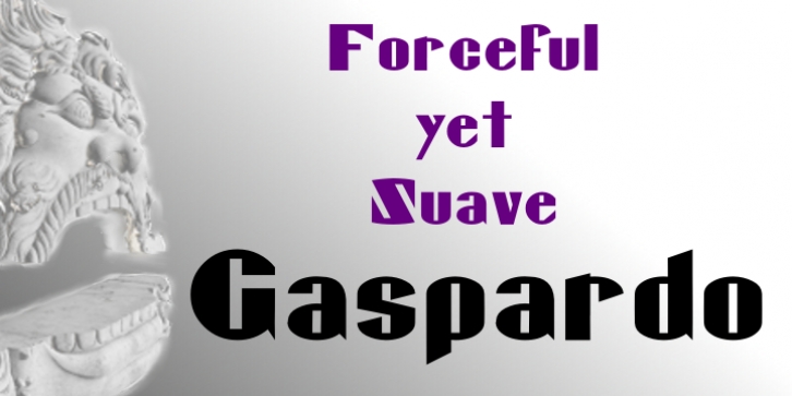 Gaspardo font preview