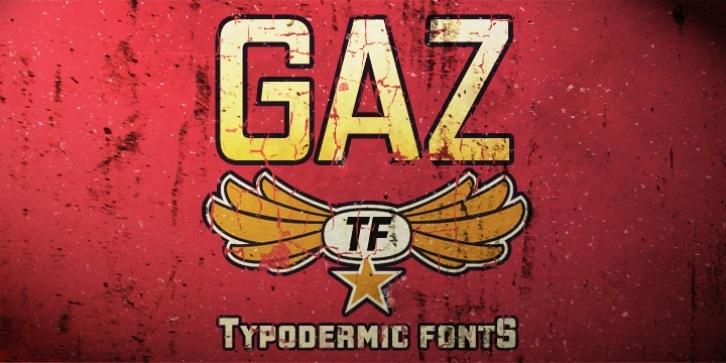 Gaz font preview