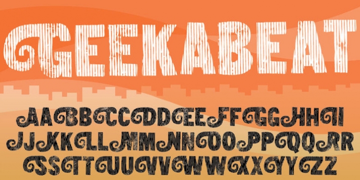 Geekabeat font preview