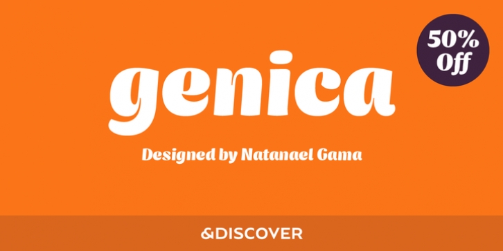 Genica Pro font preview