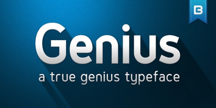 Genius font preview
