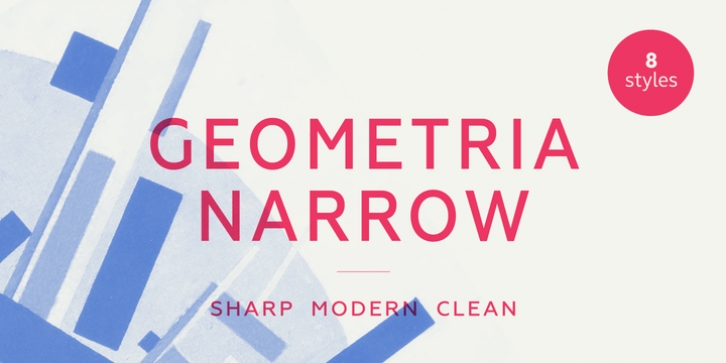 Geometria Narrow font preview