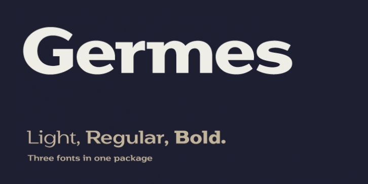 Germes font preview