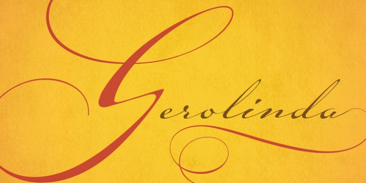 Gerolinda font preview