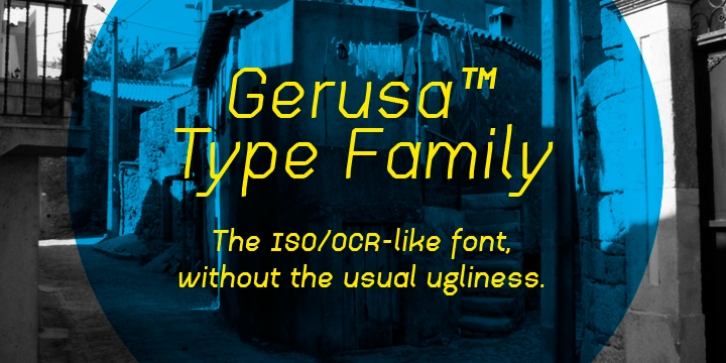 Gerusa font preview