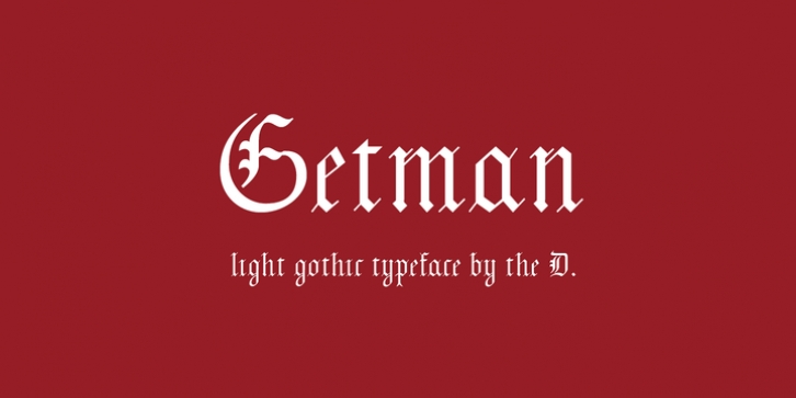 Getman font preview