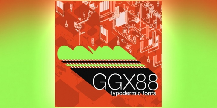 GGX88 font preview