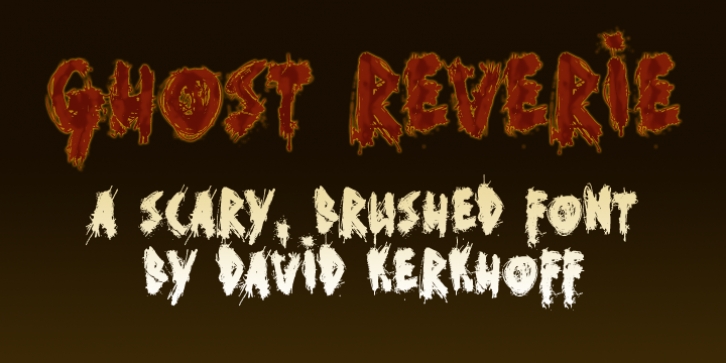 Ghost Reverie font preview