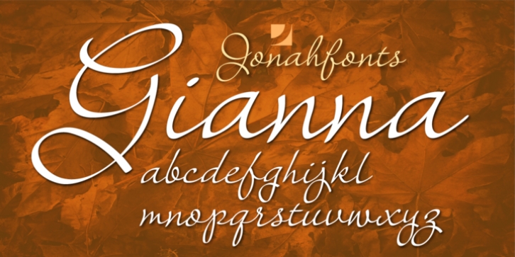 Gianna font preview