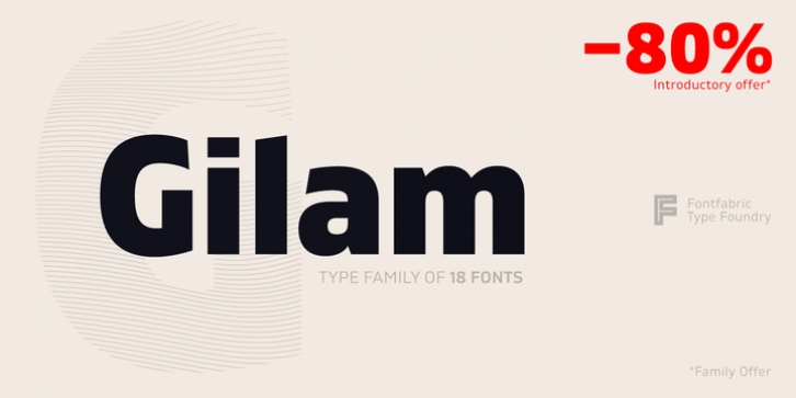 Gilam font preview