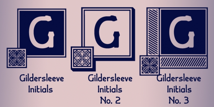 Gildersleeve font preview