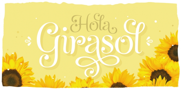 Girasol font preview