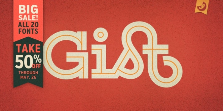 Gist font preview
