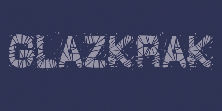 GlazKrak font preview