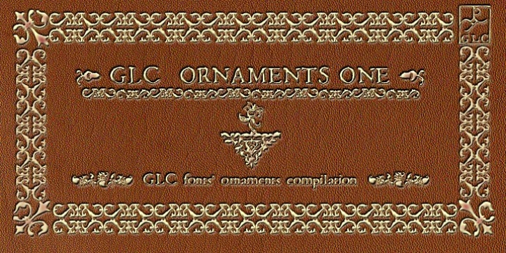 GLC Ornaments One font preview