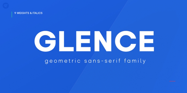 Glence font preview