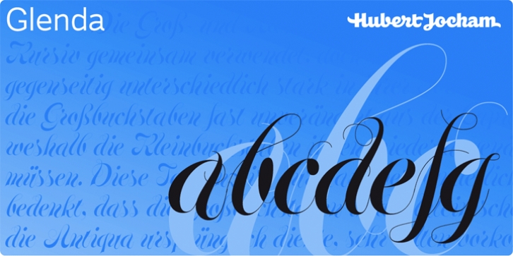 Glenda font preview