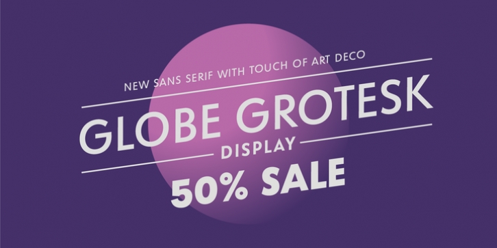 Globe Grotesk Display font preview