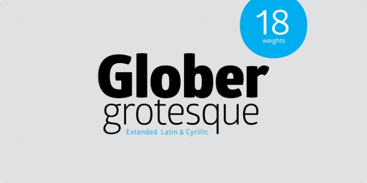 Glober font preview