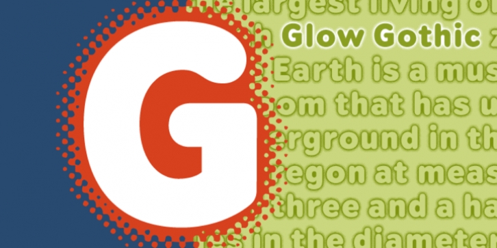 Glow Gothic BF font preview