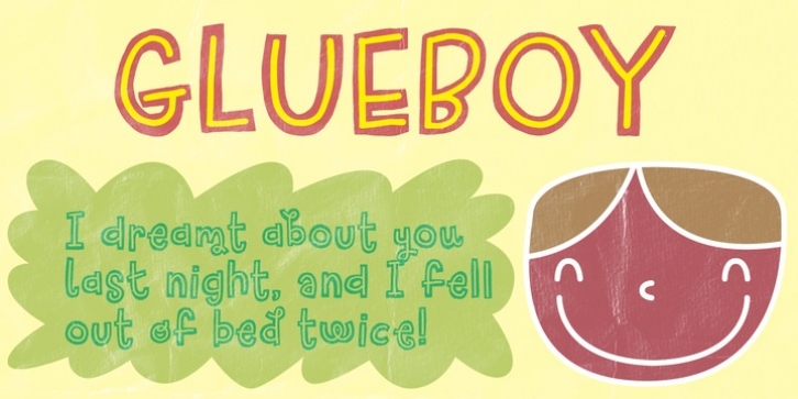 Glueboy font preview