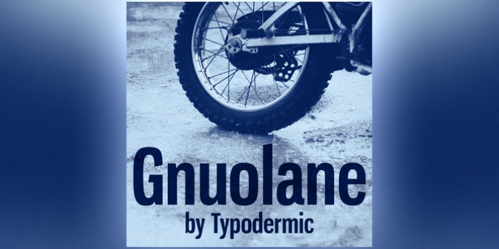 Gnuolane font preview