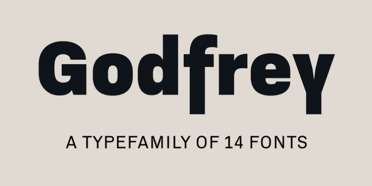 Godfrey font preview