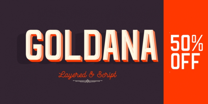 Goldana font preview