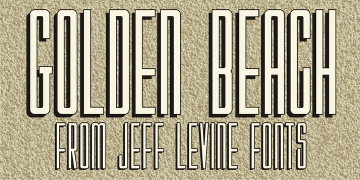 Golden Beach JNL font preview