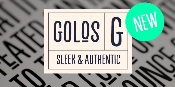 Golos font preview