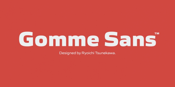 Gomme Sans font preview