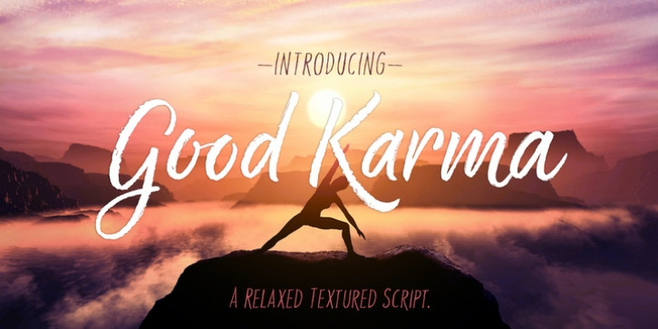 Good Karma font preview