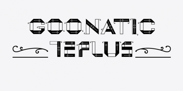 Goonatic 72 Plus font preview