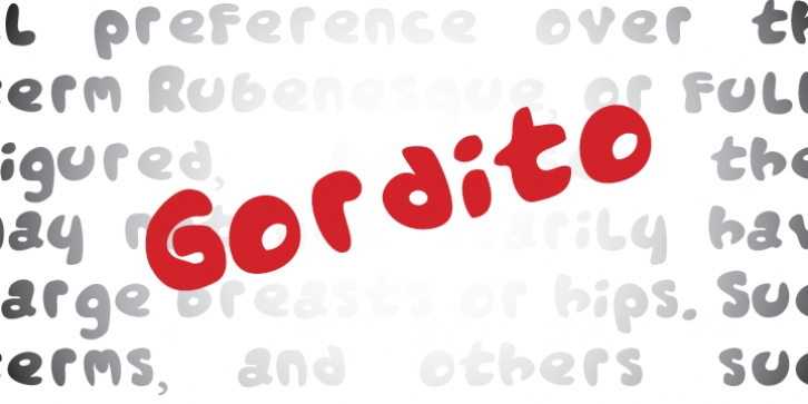 Gordito font preview