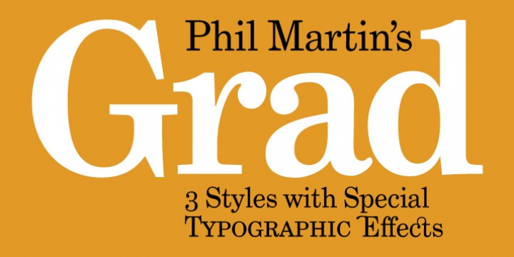 Grad font preview