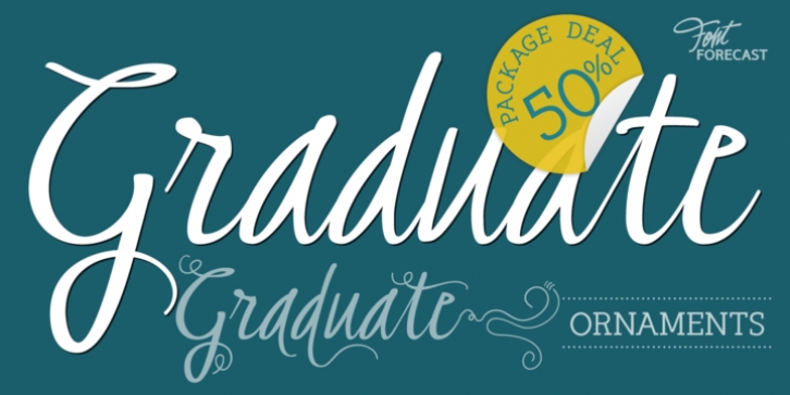 Graduate font preview