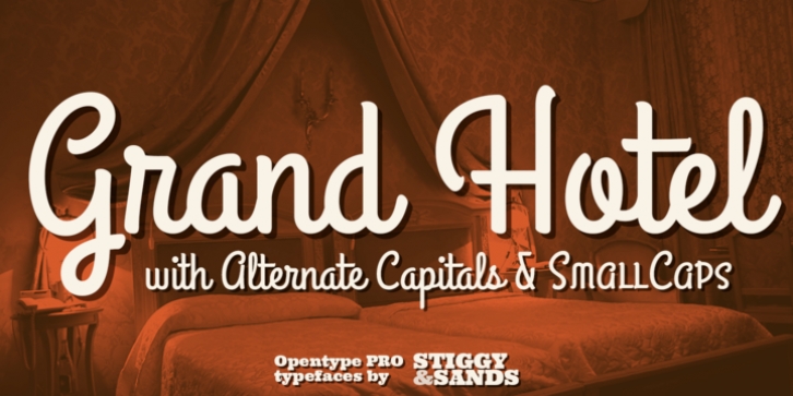 Grand Hotel Pro font preview