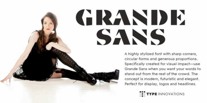 Grande Sans font preview