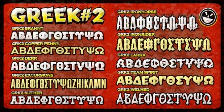 Greek Font Set #2 font preview