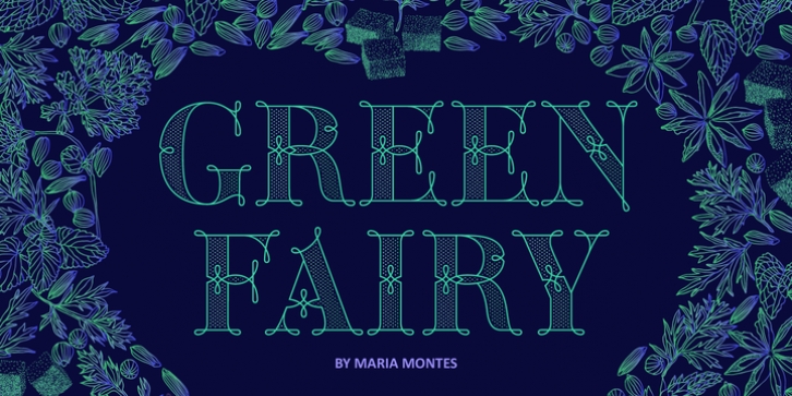 Green Fairy font preview