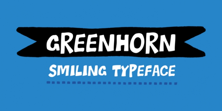 Greenhorn font preview