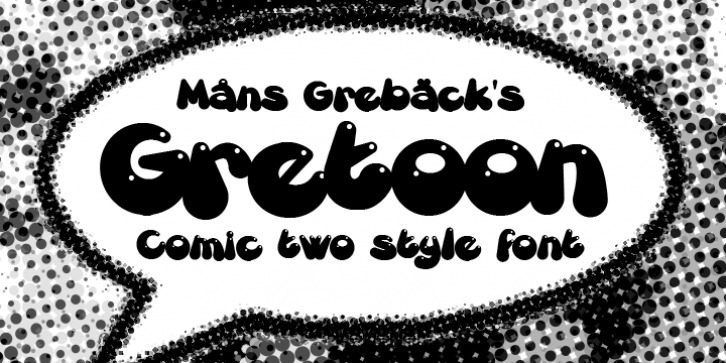 Gretoon font preview
