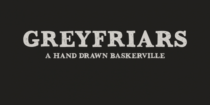 Greyfriars font preview